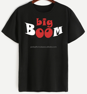 Firect-Camiseta de manga enrollada con cuello redondo para mujer, Camiseta con estampado de moda para mujer, Camiseta de algodón de bambú orgánico 2019 - Product Image 3