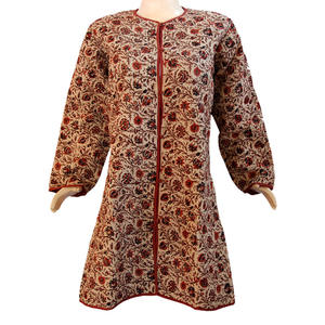 Venta al por mayor, lote de chaqueta/abrigo Kantha Vintage Reversible con estampado de algodón para mujer - Product Image 1