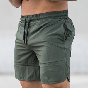 Custom Men's Summer Rapid Dry Sports <b>Shorts</b> Anti-Wrinkle Casual Style for Running Gym Solid Pattern - Product Image 2