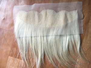 Paquetes de cabello tejido alineado con cutícula virgen cruda 100% de extensión de trama de piel de Vietnam con cierre de encaje Color de cabello Natural Frontal - Product Image 3