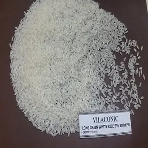 Arroz blanco de grano largo, fábrica en VIETNAM, 10%, 15%, 20%, 25% roto