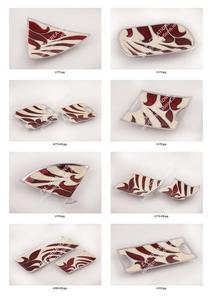 ถ้วยโลหะทำด้วยมือจานแฟนซีแบบดั้งเดิมสำหรับสลัดก๋วยเตี๋ยวหรืองานเลี้ยงที่กำหนดเอง - Product Image 2