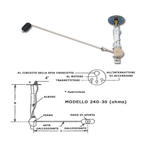 Jauge de niveau de réservoir de carburant, outil mécanique universel de niveau 240-33 Ohms - Product Image 5