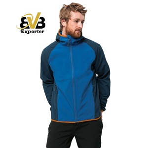 Winter Sporty Outdoor Camping Windproof Waterproof Hooded Eco-Friendly 100% Polyester Custom Logo Softshell Jackets - Product Image 4