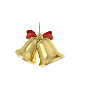 Campana de latón antiguo Árbol de Navidad hecho a mano Campana decorativa Tamaño personalizado y nuevo diseño en latón Embalado en caja - Product Image 4