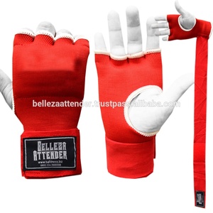 Gants de boxe avec enveloppe intérieure en gel OEM, gants de boxe avec enveloppe intérieure en gel, bandages pour les mains, gants d'entraînement en gel pour la boxe - Product Image 6