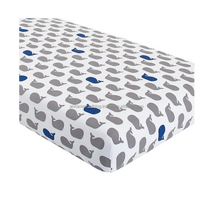CPSC Certified Wholesale Price Organic Cotton Baby Crib Sheet Set - Product Image 1