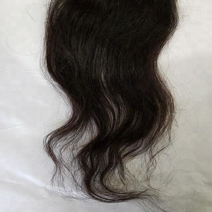 Indonesia Manufacturer Indian Virgin Remy Human Hair Natural <b>Black</b> Body Wave <b>Lace</b> Closure for Hair Weaving 12-18 Inch - Product Image 3