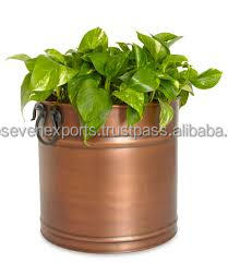 Planteur de jardin en laiton massif, couleur cuivre vif, libellule, sur socle, bon prix, directement de la fabrication - Product Image 4