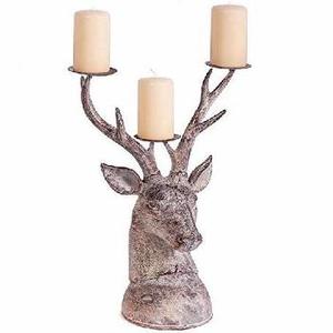 Handmade Stag Head Aluminium Candle Stand High Quality Fancy Home Decorative Christmas Candle <b>Holder</b> - Product Image 5