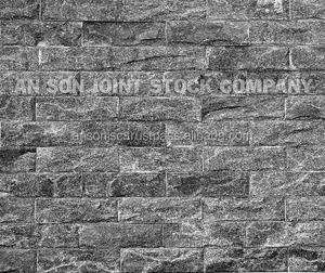 Panel de pared de mármol de calcita negra de diseño moderno Split 10x20x1,5 cm Acabado de superficie pulida con garantía de 2 años para hoteles (AS JSC) - Product Image 1