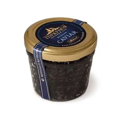 Premium Extra Quality Russian Black Caviar 100g Wholesale Sturgeon Caviar 100% Natural Product