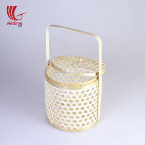 Natural Weaving <b>Bamboo</b> <b>Basket</b> for Storage Wholesale - Product Image 2