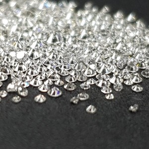 0.02เพชร VVS สีขาวธรรมชาติบริสุทธิ์เจียระไนแบบเพชรสวยงาม-0.07กะรัตเครื่องประดับระยะประชิดหลวมมีใบรับรอง GIA - Product Image 4