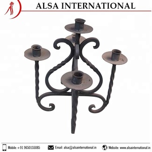 เชิงเทียนโลหะสำหรับงานแต่งงานดีไซน์ไม่เหมือนใคร - Product Image 2
