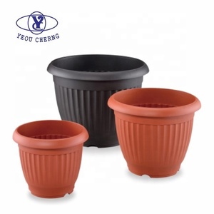 Maceta redonda clásica de estilo romano, 9,5 pulgadas, n. ° 1008 - Product Image 1