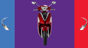 Motocicleta de gasolina de alta calidad 125cc (Yamaha Acruzov) Rojo/Blanco YSG 125 - Product Image 6