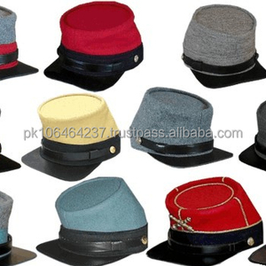 Sombreros Kepis de Reproducción Histórica Estadounidense de Alta Calidad, 100% Lana, Estilo Confederado, Hechos a Medida - Product Image 2