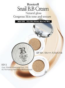 [ROOICELL] SPF50 PA Cushion Korean beauty <b>Foundation</b> Makeup Moisturizing Sunscreen Face Moisturizer Softener - Product Image 6