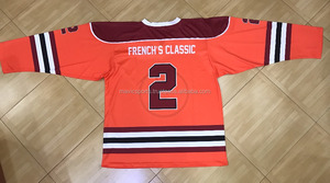 Jersey de Hockey sobre Hielo Bordado y Cosido, Jersey Deportivo Personalizado de Alta Calidad, Unisex, OEM, para Equipos Juveniles, Jersey de Béisbol - Product Image 4