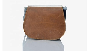 Bolso de cuero de pelo genuino hecho a mano con estampado de animales bohemio Vintage moda cierre de cremallera a prueba de agua para dama para primavera - Product Image 3