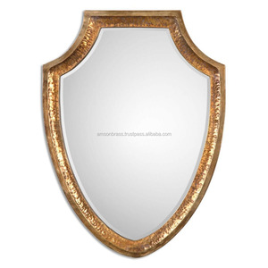 Miroirs muraux ronds en Aluminium revêtu de poudre, cadre métallique, décoration à la mode, nouvelle collection - Product Image 6