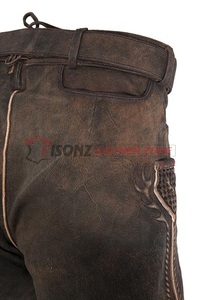 En gros Pas Cher Personnalisé Autrichien Herren Court Sexy Suede Cuir Lederhosen Plus La Taille Maternité Brodé Trachten/Bavarois/ - Product Image 2