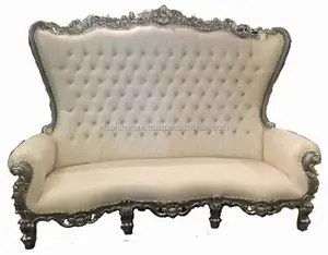 Kursi Tamu Throne King Silver Mewah Sofa