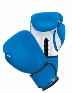 Guantes de boxeo más vendidos para profesionales Guantes deportivos de seguridad MMA Punching o competición Guantes de cuero de Pakistán - Product Image 1