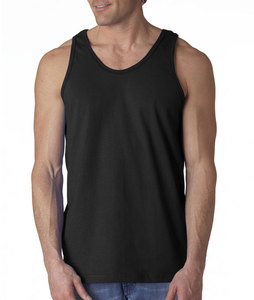 Venta al por mayor personalizado transpirable de punto de verano de los hombres Tank Tops algodón gimnasio chaleco Fitness Singlet entrenamiento músculo culturismo cantidad - Product Image 4