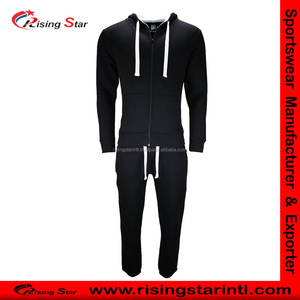 Design personnalisé Prix de gros Survêtement Noir Gris Homme Jogging Porter Survêtement Jogging Costume - Product Image 4
