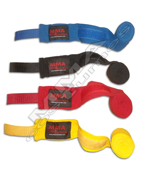 Groothandel Custom Made Boksen Hand Wraps 100% Katoen Mma Boksen Hand Wraps Kickboksen Katoen Polyester Bandages Muay Thai Bandag