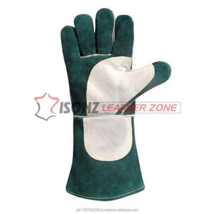 Gants de soudage SONZ Tig Argon en cuir de veau, manchette longue droite, résistants à la chaleur, antidérapants, respirants, durables - Product Image 3