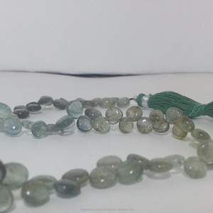 5mm 6mm 7mm Natural <b>Moss</b> Aquamarine Smooth Heart Briolette Gemstone Beads Strand Buy Online Best Wholesale Dealer Price Alibaba - Product Image 2
