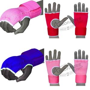 ถุงมือชกมวยฟิตเนสพร้อมเจลซับในสำหรับฝึกซ้อมถุงมือป้องกันแบบพันมือได้ออกแบบโลโก้ได้ตามต้องการ - Product Image 4