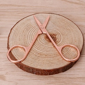 Logotipo personalizado Herramientas de belleza Tijeras de maquillaje para el hogar Tijeras de acero inoxidable Tijeras para cejas - Product Image 2