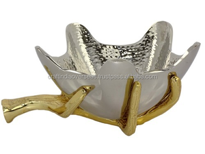 Cuenco para servir con acento moderno más Popular, Frutero de aluminio redondo de nuevo diseño, Color antiguo para fiesta, superventas - Product Image 2