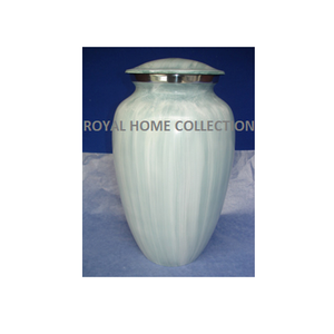 Urnas de cenizas de metal Urnas funerarias para preservar recuerdos Urnas de diseño de mármol de color azul a precio razonable - Product Image 1