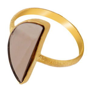 925 Sterling <b>Silver</b> <b>Ring</b> Rose Quartz Gemstone Classic Style Gold Plating for Women <b>Men</b> Fashionable Wedding Jewelry for Parties - Product Image 4