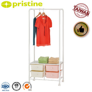 Oem 4-Tier kim loại ngăn kéo giỏ hàng móc áo hiện đại lưu trữ nhà giặt Organizer cho tủ quần áo Đài Loan đồ nội thất gia đình nhà sản xuất - Product Image 5