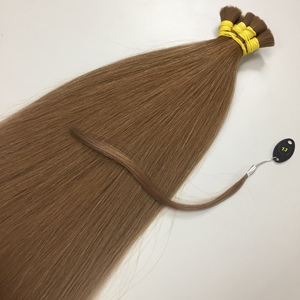 Beautiful Color #7.7 - Light <b>Brown</b> 100% Real Human Hair. No Synthetic VIP Wholesale - Product Image 3