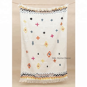 Manta de lujo especial de Navidad, manta de algodón 100% hecha a mano para camping y viajes - Product Image 3