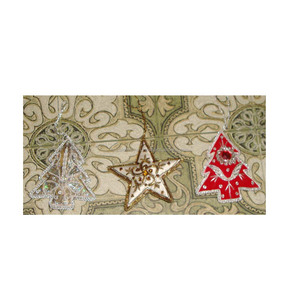 Gorgeous Design Hand Embroidery Christmas Hanging Ornament - Product Image 1