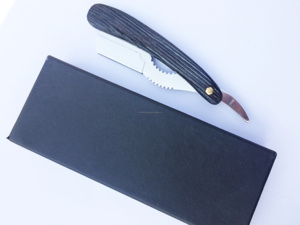 Rasoir professionnel à manche en bois, rasoir de barbier, avec lame interchangeable pour la beauté, pour un rasage parfait des hommes, nouveau Design, - Product Image 5