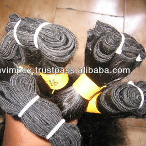 ผมมนุษย์ธรรมชาติแบบ100% ผมคนอินเดียแท้คุณภาพสูงเครื่องทอผ้าแบบเรมี่ผมธรรมชาติสองชั้นไม่มีกระบวนการทางเคมี - Product Image 6