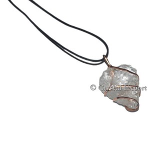 จี้ห้อยคอแบบลวดพันคริสตัลควอตซ์ - Product Image 1