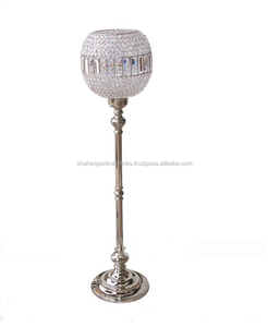 Centro de Mesa Decorativo de Alta Calidad con Cristales Plateados en Relieve, Nuevo, para Bodas, Eventos y Fiestas - Product Image 3