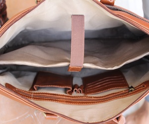 Bolso de mano Vintage de piel de vaca auténtica, bandolera, bolso de negocios - Product Image 4