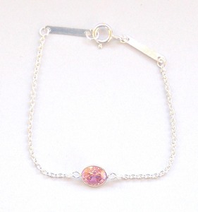 Pink Quartz Gemstone With Silver Plated Handmade New Design Round Shape FashIonable Gift <b>for</b> Her <b>Bracelets</b> - Product Image 2
