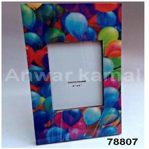 Indian Embossed <b>Copper</b> Picture <b>Frame</b> Wooden <b>Photo</b> <b>Frame</b> Painted - Product Image 1